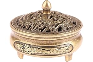 VENCENTE Incense Burner Bowl - Holder for Sticks, Cone, Coil Incense