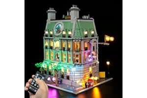 Hosdiy Fernbedienung Beleuchtung Set Kompatibel mit Lego (Sanctum Sanctorum) 76218 Modell - LED Licht Zubehör (Nur Beleuchtung, Ohne Bausteine Modell) (Fernbedienung Beleuchtung)
