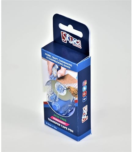 Stix2 Starkes Durchsichtiges Klebeband – 12 Mm X 15 M, 2 Rollen, Sofortige Haftung