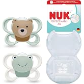NUK PM Air 2'li Emzik, 0-6 ay, Kurbağa/Ayı