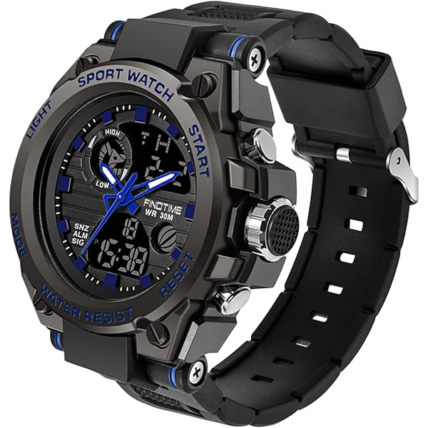 Montre Digitale Sport TONSHEN Pour Homme - Métronome Haute Voix, étanche 50m, Double Temps, Alarme, Chrono - 2