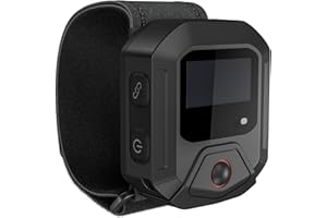 Bluetooth GPS Fernbedienung für Insta360 X5/X4/X4 Air/X3/Ace Pro 2/Ace Pro/GO3S/GO3 Kameras Zubehör 25m Reichweite Präzise Bewegungsverfolgung Intelligenz Armband Fahrradhalterung (Für Insta360)