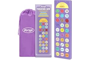 AAC Communication Device for Autism, Joyreal Autism Sensory Equipment for Speech Therapy & Stroke Rehab. Autism Aids with 6 Programmable Buttons & Adjustable Volume, Autism Toys for Kids and Adults