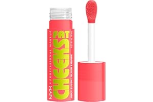 NYX Professional Makeup, Fat Cheeks Juicy Blush, Colorete Líquido con Acabado Glossy, Hidratación Prolongada, Color Intenso 12 Horas, Tono 05 Peach Plunge, 8ml