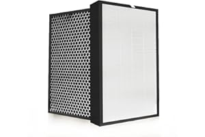 AINUORENYI Filtre HEPA de rechange NanoProtect FY3433/10 et filtre à charbon actif FY3432/10,Pièce de rechange pour Philips AC3256/10, AC3259/10 et AC4550/10,Purificateur d'air (HEPA + filtre à charbon actif)