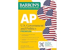 AP U.S. Government and Politics Premium, Sixteenth Edition: Prep Book with 6 Practice Tests + Comprehensive Review + Online Practice (2026) (Barron's AP Prep)