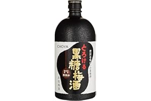 チョーヤ梅酒 Choya Kokuto (japanischer Ume Fruchtlikör & dunkler jamaikanischer Rum, Kokuto, Ume Frucht, 14,7% vol.) 1er Pack (1 x 0.72 l)