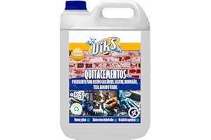 Viks | Limpiador de Cementos | Antisalitre | Elimina yeso, cemento y hormigon en hormigoneras | apto para placas de encofrado, suelos, y fachadas de ladrillo | 5 Litros