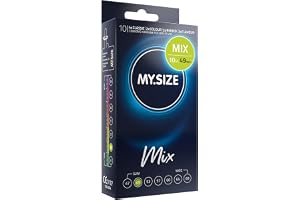 My.Size Mix Kondomer Storlek 2, 49 mm, Standardförpackning, Innehåll 10 stycken