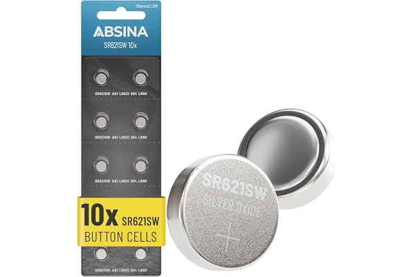 ABSINA SR621SW klockbatteri 1, 55V silveroxid