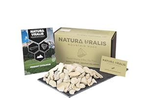 ‎NATURA URALIS Natura Uralis Sibirischer Gelber Ton | 1000g Natürlicher Gelber Ton, Pastell- bis Goldgelb - Erstaunliches Knirschen, Befriedigend Erdige, Samtige Und Feste Textur, ASMR-Erlebnis