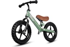 KRIDDO Toddler Balance Bike 2 Year Old, Kids Balance Bike for 2-5 Years Old, Dual Bearing for Smoother Riding, Adorable Plate, Adjustable Seat and Handlebar, Toddler Bike Gifts Age 2-3