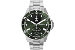 Withings ScanWatch Nova, Hybrid Smartwatch Herzgesundheit für M&F - EKG, SPO2, Temperaturüberwachung, Schlaftracking, Atemwegsgesundheit, Zyklustracking, 30 Tage Akkulaufzeit, iOS & Android