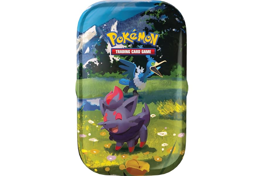 Pokémon: Megaevolution Expansion Collector's Mini Box - Heroic Ascension (Zorua and Cramorant) by GCC Pokémon (1 sheet with stickers, 1 illustration card of the mini box and 2 expansion packs)