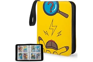 PHD KEISI Custodia per raccoglitore carte, raccoglitore per carte da collezione, porta carte da collezionare, 400 carte, album per carte di credito