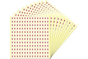 ‎YIKIADA YIKIADA 1800 Stück Rot Pfeil Aufkleber Selbstklebende 9 × 13 mm Produktfehlern Etiketten - Klein Markung für Produkte Inspektionsfehler