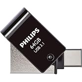 Philips 64GB OTG Dual Drive Type-C ve USB Flash Bellek