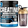 Canada Nutrition Creatine Monohydrate, Strength, Reduce Fatigue, 100% Pure Creatine, Lean Muscle Building, Supports Muscle Growth, Athletic Performance, Recovery [50 Servings, Orange] Free Shaker