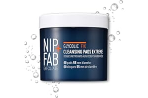 NIP+FAB Nip + Fab Glycolic Fix Night Pads Extreme | Złuszczające Płatki z Kwasem Glikolowym na Noc | Peeling Kwasowy | Skoncentrowany Peeling Kwasowy | 60 sztuk