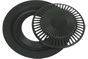 ‎KOCHMANN GERMANY Grillaufsatz Grillplatte für Gaskocher Campingkocher Gas Kocher 2 teilig N