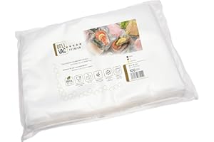 DeliVac Vakuumierbeutel 25x35 – 100 Stück, geprägte Vakuumbeutel für alle Vakuumierer, BPA-frei, lebensmittelecht, ideal für Sous-Vide, Gefrierschrank & Lebensmittelaufbewahrung