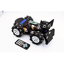 Adeept Mecanum Wheel Robot Car Kit For Raspberry Pi Pico - 4WD Omnidirectional STEM Project