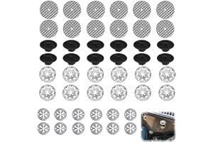 Reaorktic 48 stycken 30 mm Reparation Värmesköld Bilkit | Värmeskyddsplattor, värmesköld reparationssats i silvermetall, för