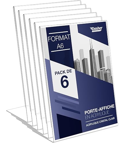 Rebanky 4 Piu00e8ces Presentoir A6 En Plastique Transparent Pru00e9sentoirs De Table Inclinu00e9 Support Plexiglass A6 Porte Affiche Plexi Pour Menu ,Du00e9pliant,Publicitu00e9,Fiches De Bureau,Flyer,10x15 Cm Rebanky 4 Piu00e8ces Presentoir A6 En Plastique Transparent Pru00e9sentoirs De Table Inclinu00e9 Support Plexiglass A6 Porte Affiche Plexi Pour Menu ,Du00e9pliant,Publicitu00e9,Fiches De Bureau,Flyer,10x15 Cm