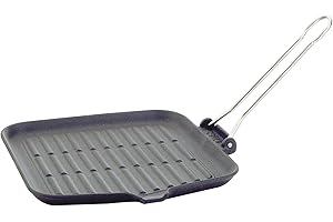 Ilsa Dietella Bistecchiera, in ghisa inossidabile, 24 x 24 cm, Antracite