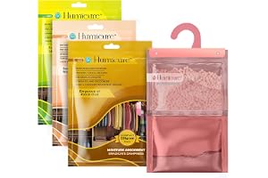 Humicure Moisture Absorber Dehumidifier | 500ml Absorption Capacity | Prevents Mold, Dampness & Odor in Wardrobe, Bathroom, K