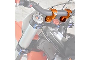 NICECNC Orange 28mm Lenkerhalterung Klemme Riser 52mm Höhe Compatible with KTM 125-530 SX/SXF/XC/XCF/XCW/EXC/EXCF 2005-2015 150-500 XCW/EXC/EXCF 2016-2023,See Fitment