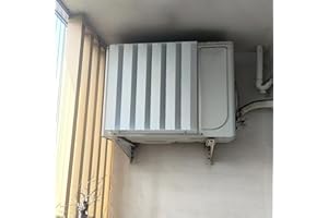 Oversold88 Cubiertas de Aire Acondicionado para Unidades Exteriores, Deflector de Aire Acondicionado, Cubierta de ventilación de Aire, Cambio de dirección del Viento, Rejilla de ventilación de Aire