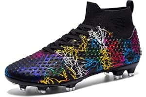 sudorun Fußballschuhe Herren Kunstrasen Fussballschuhe Für Jungen Mädchen Damen AG FG Trainingsschuhe Outdoor