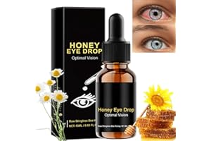 CHENGJIN Honey Eye Drops,Bee Honey Serum for Eye,Stingless Bee Honey Eye Drop,Honey Eye Drops for Eye Health,Relieve Eye Fatigue and Dryness,Eye Brightening Drop,Eyedrop Dry and Tired Eyes,Tired Eye Treatment