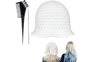 CLOUDLINK 3PCS Highlighting Cap Sturdy and Durable Hair Highlighting Kit Comfortable and Easy to Put On and Take Off Highlights Hair Dye Kit for Color Hair Salon Hairdressing Dyeing Staining Tools
