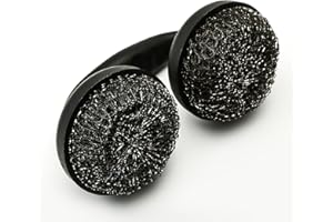 TeTupGa BBQ Grill Cleaning Scourer Stainless Steel Scourers Pad With Comfy Handle Barbecue Steel Wool Brush Grill Cleaner Brush for Cleaning BBQ's, Grills, Hot Plates, Pots & Pans