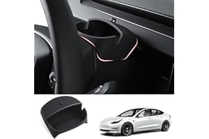 ‎YWOOON Ywooon Lenkradaufbewahrungsbox für Tesla Model 3 Highland Phone Mount Silikon Sonnenbrillenhalter Schlüsselkarte Münzhalter Brillenetui Brillenbügel 2024 2025 Neues Model 3 Highland Zubehör