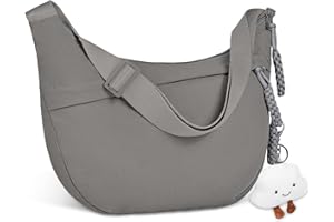 Aucuu Crossbody Bolso, Bolsos Bandolera Moda Bolso para Mujer, Bolsos Cruzados con Cremallera, Crossbody Bolsos con Correa Ajustable, Múltiples Bolsillo, para Compras Colegio Trabajar Viajar