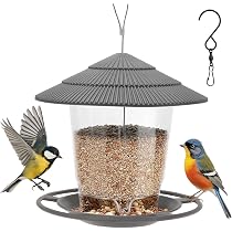 cuore di animali selvatici | Mangiatoia per Uccelli, Realizzato in Legno Naturale, Non trattato - Casetta per Gli Uccelli da Appendere in Giardino o sul Balcone