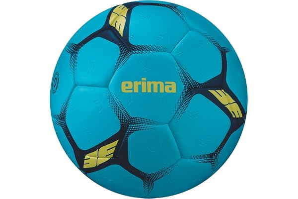 Erima Ballon de Handball Flash Junior Mixte Jeune (7202507), Bleu Ciel/Marine, 0