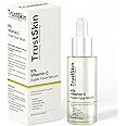 Trustskin 10% Vitamin C Brightening Serum with Alpha Arbutin, Turmeric & Vitamin E | Fights UV Damage & Boosts Glow (30 Ml, Unscented)