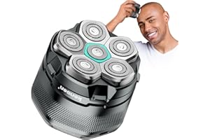 kensen golarka męska do łysiny, wodoszczelna, nadaje się do ponownego ładowania, typ C, golarka do łysienia, magnetyczna golarka, łatwa do czyszczenia, czas pracy baterii 160 min