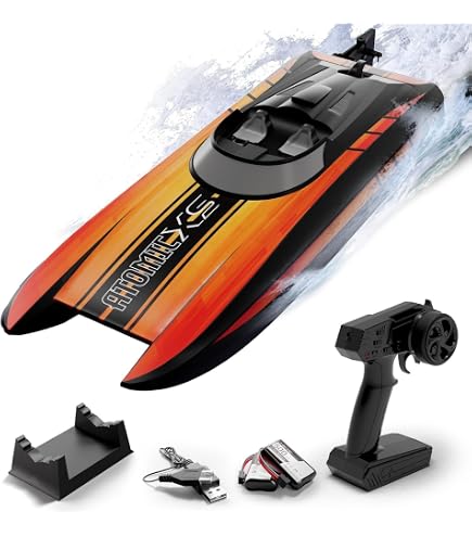 Dickie Toys Bateau Police RC Télécommandé - Bateau Télécommandé Enfant Dès 6 Ans