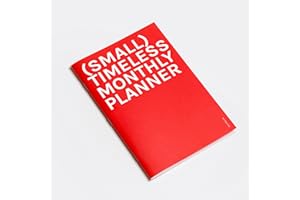 OD OCTÀGONDESIGN OCTÀGON DESIGN | Small Timeless Monthly Planner | Planificador Mes Vista Perpetuo. Sin fechas | 18 meses | Tapa blanda | Tamaño similar A5