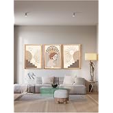 Ar Ajans Kanvas Tablo G&uuml;n Doğumu Fig&uuml;rleri &Ccedil;er&ccedil;eve G&ouml;r&uuml;n&uuml;ml&uuml; 3L&uuml; Set Dekoratif Mdf Tablo 40 X 60