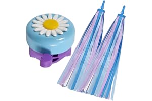Dokpav Campanelli per Biciclette per Bambini, 2Pcs Bici Manubrio Stelle Filanti Streamers, Campanello per Bicicletta, Campanello per Bici Accessori per Bambini, Manubrio Filanti Bicicletta