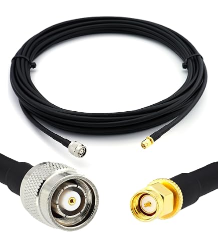 Cavo Coassiale RG58 Con Connettori N Maschio-maschio, Dritto, Per Radiofrequenze - Lunghezze Da Cavo Coassiale RG58 Con Connettori N Maschio-maschio, Dritto, Per Radiofrequenze - Lunghezze Da