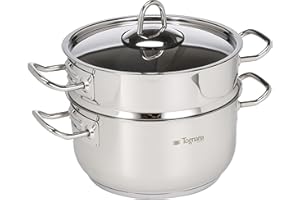Tognana Vanitosa, Cuiseur Vapeur, Acier Inoxydable, Argent