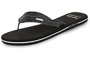 ESPRIT Damen Glitter Thongs Pantoletten
