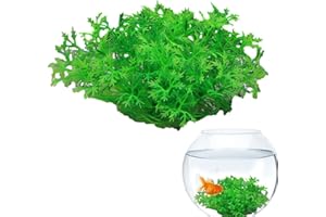 Fukamou Piante d'acquario Artificiali | Piante d'acquario finte per Decorazioni di Pesci,Piante Naturali morbide simulate Decorazioni paesaggistiche per acquari realistici per Acquario, Piscina